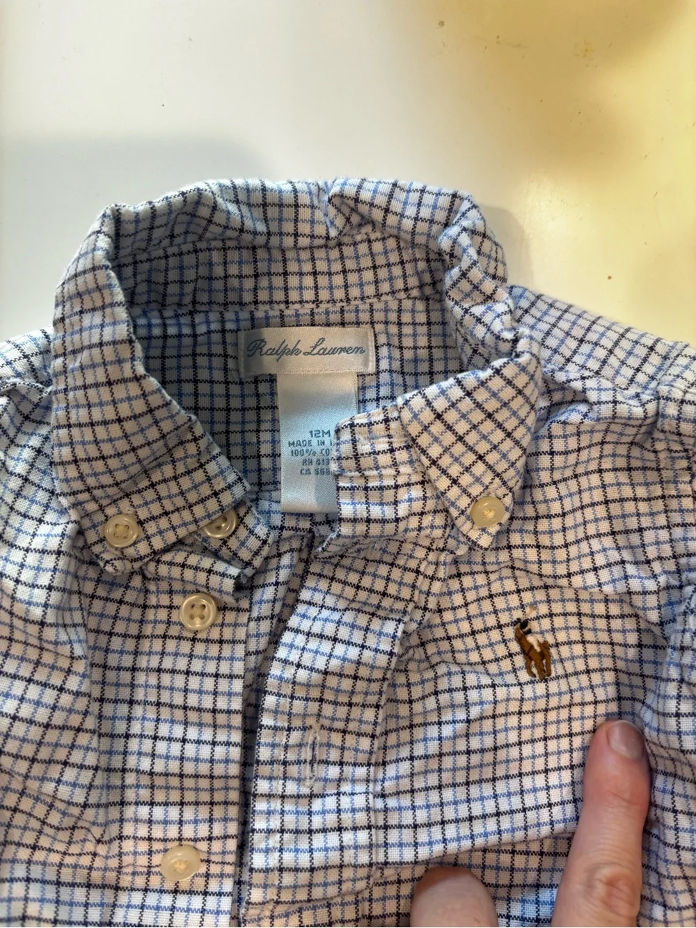 Bundle of 12-18 months boys clothes (seven jeans, gap, Ralph Lauren)